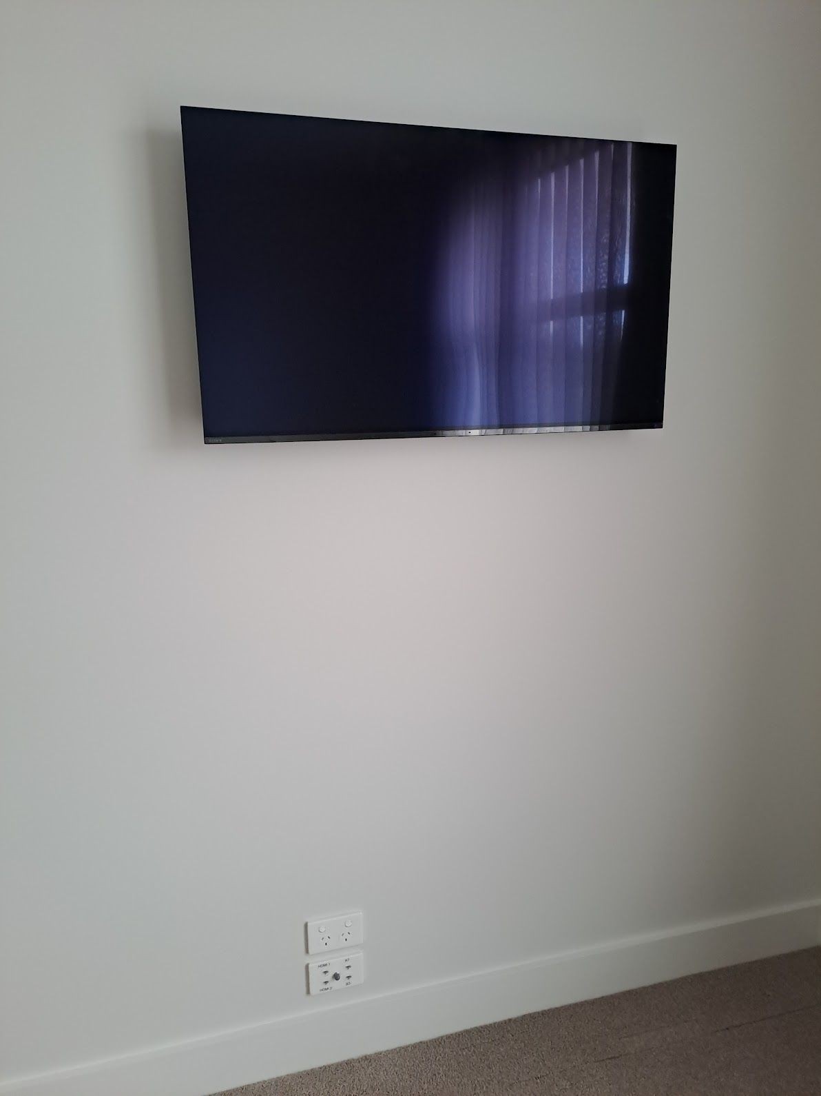 Wall Hung TV Installation