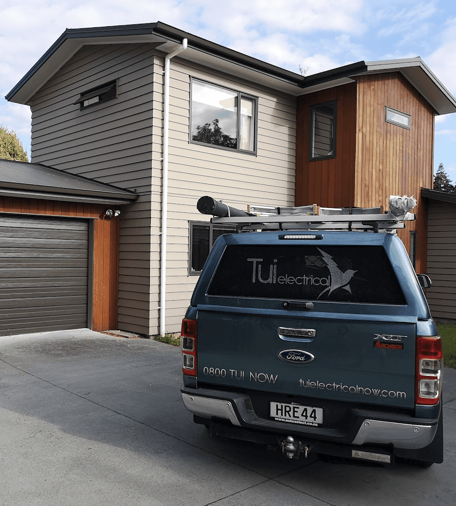 Security lights on garage